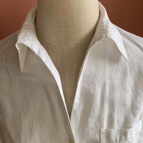 White button down blouse - Picture 2 of 14
